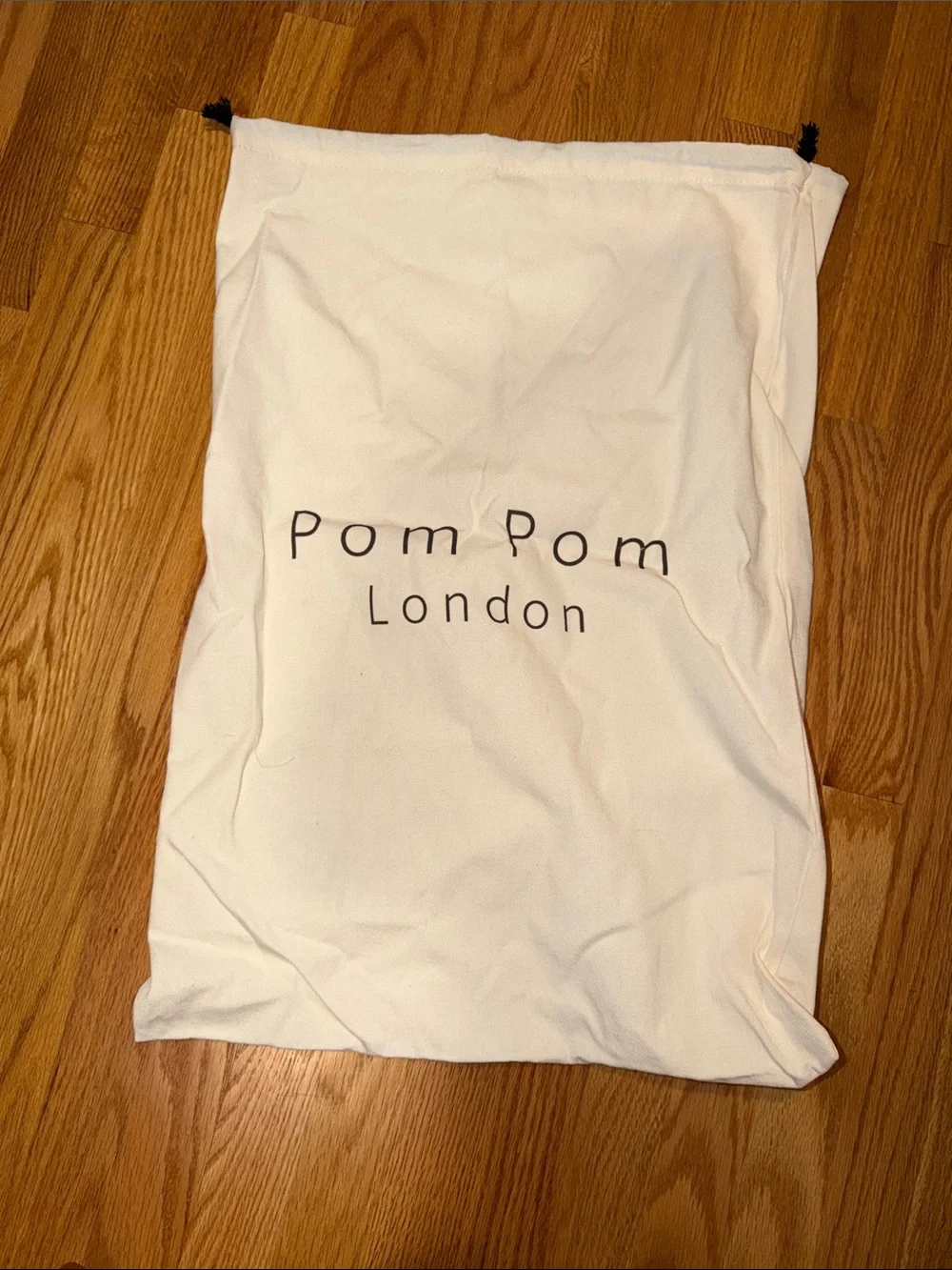 Pom Pom London Camden Pebbled Leather Tote Bag in Maple